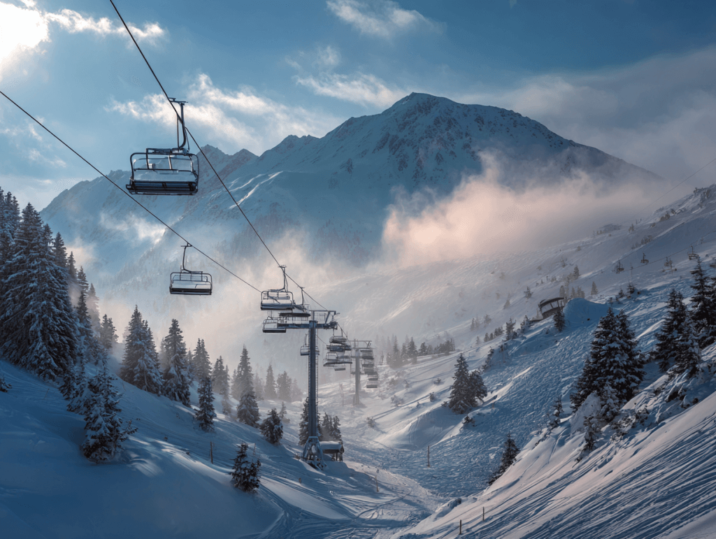St Anton - a popular snowboarding destination in Europe